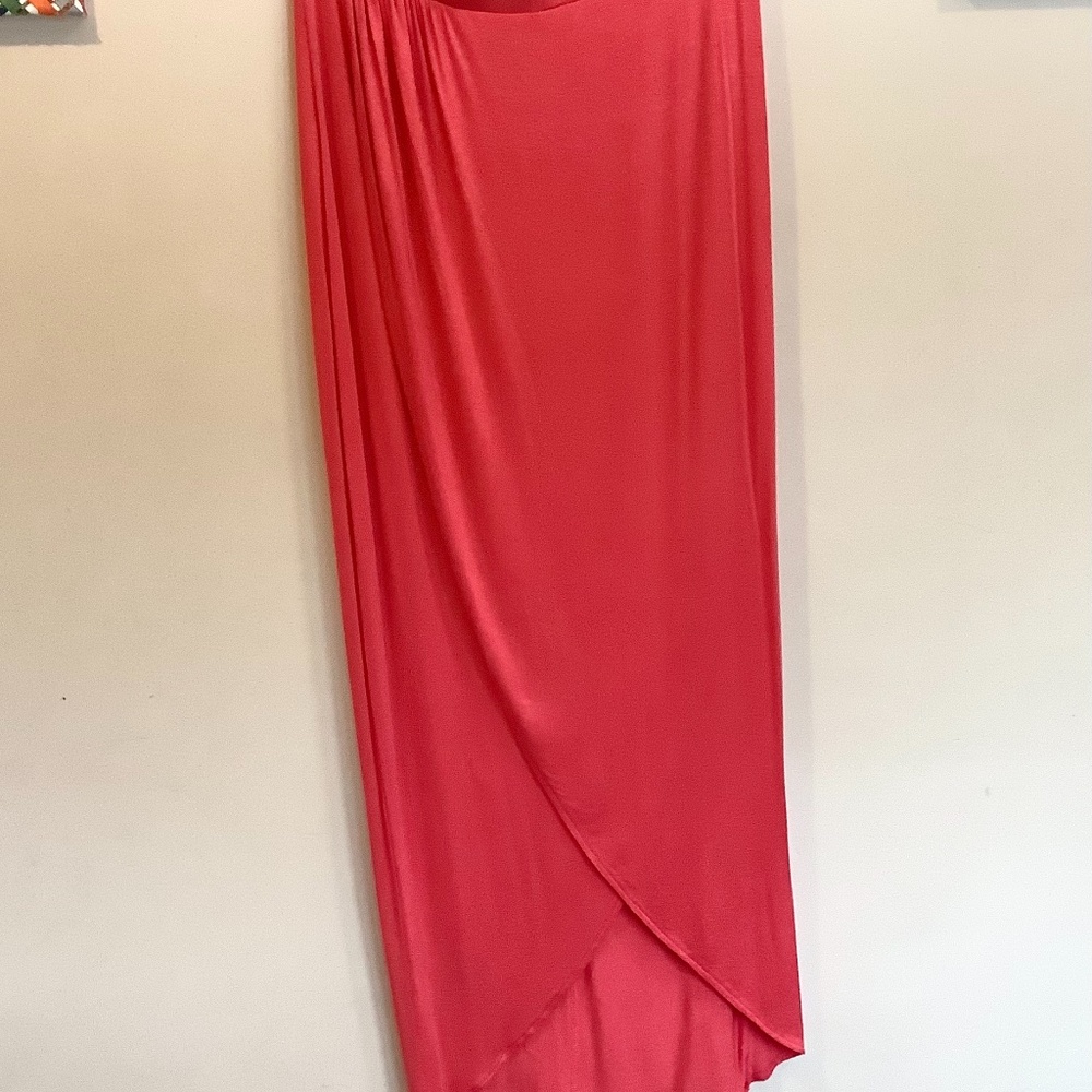 Mossimo, ankle length, tulip skirt in pink.